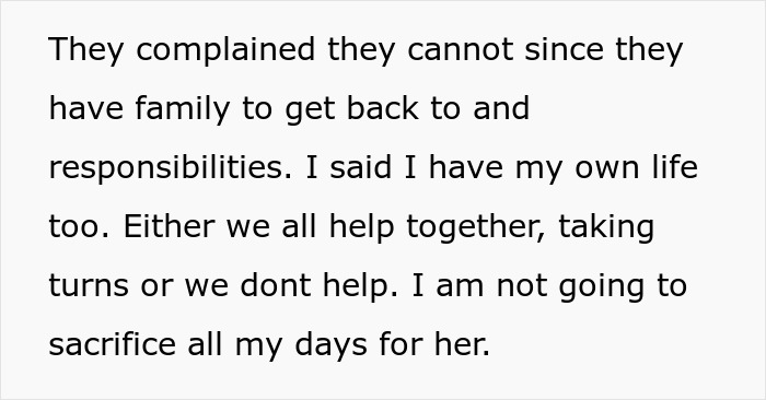 “Either We All Help Together, Taking Turns Or We Don’t Help”: Woman Won’t Help A Pregnant Peer “Either We All Help Together, Taking Turns Or We Don’t Help”: Woman Won’t Help A Pregnant Peer