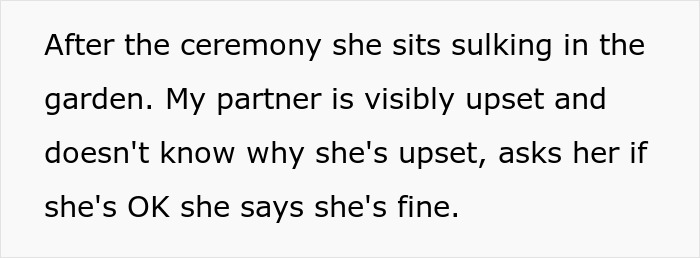 Bride Considers Going No-Contact With MIL After She Selfishly Ruined Their Wedding Day Bride Considers Going No-Contact With MIL After She Selfishly Ruined Their Wedding Day