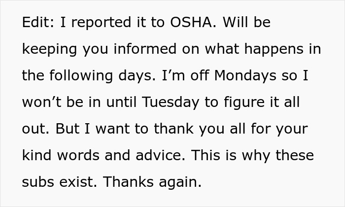 Boss Tries To Brush Off Death On The Job, Workers Retaliate Boss Tries To Brush Off Death On The Job, Workers Retaliate