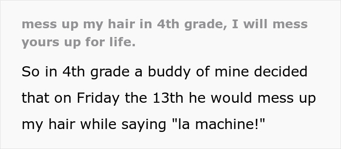 “We're 52 Now”: Man Regrets Friday 13th Prank After 4th Grade Classmate Takes Lifelong Revenge “We're 52 Now”: Man Regrets Friday 13th Prank After 4th Grade Classmate Takes Lifelong Revenge