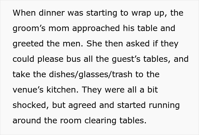 “Oh Sorry, I Forgot To Mention”: Guests Left Washing Dishes At Reception By Surprise