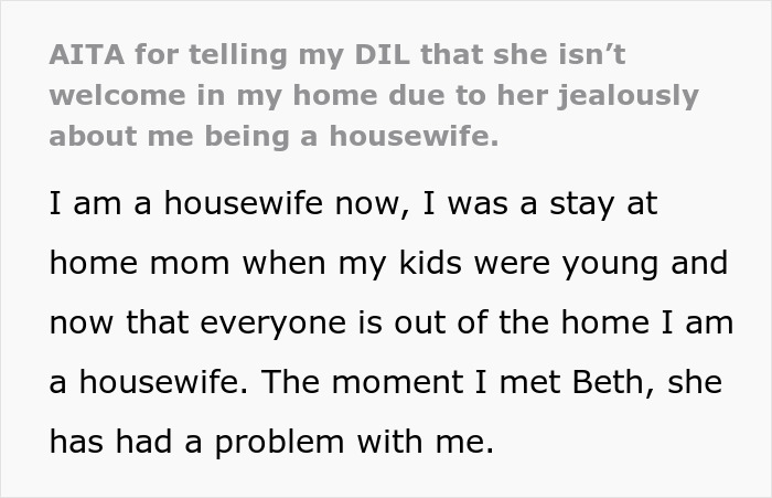 Girl Thinks Her MIL Homemaker Is Lazy, Makes Scornful Comments Until She’s Asked To Leave