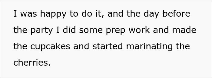 Old Lady Steals Brandy-Soaked Cherries Her Granddaughter Made For A Catering Event, Faces Hangover Old Lady Steals Brandy-Soaked Cherries Her Granddaughter Made For A Catering Event, Faces Hangover