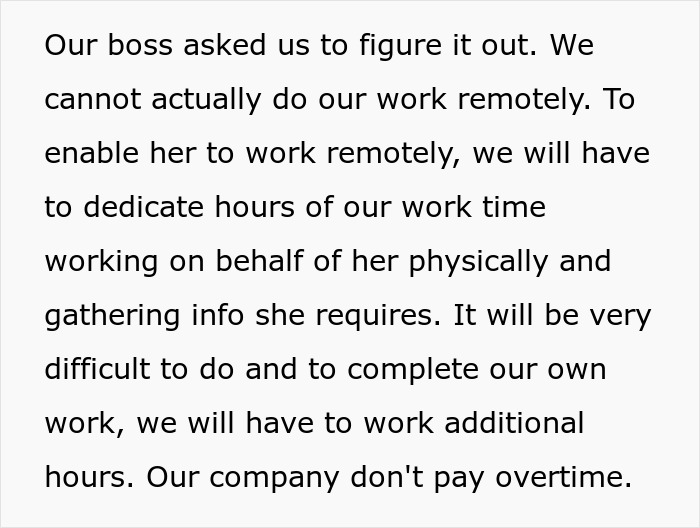 “Either We All Help Together, Taking Turns Or We Don’t Help”: Woman Won’t Help A Pregnant Peer “Either We All Help Together, Taking Turns Or We Don’t Help”: Woman Won’t Help A Pregnant Peer