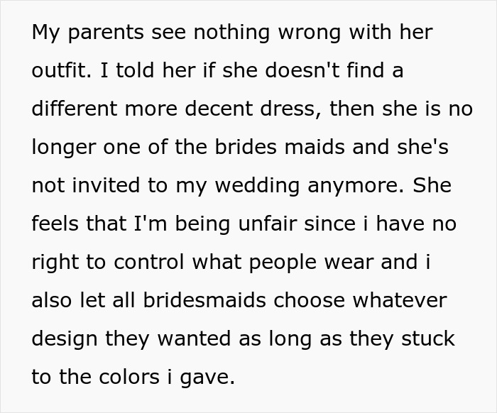 “I’m Uncomfortable”: Bride Uninvites Sister And Bridesmaid For Refusing To Wear Underwear “I’m Uncomfortable”: Bride Uninvites Sister And Bridesmaid For Refusing To Wear Underwear