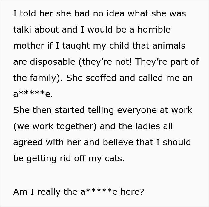 Woman Is Disappointed Friend Won’t Get Rid Of Her Cats Now That She’s Pregnant To Protect Her Baby Woman Is Disappointed Friend Won’t Get Rid Of Her Cats Now That She’s Pregnant To Protect Her Baby