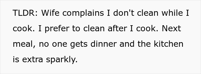 No One Gets Dinner As Man Maliciously Complies With Wife’s Demand To Clean As He Cooks