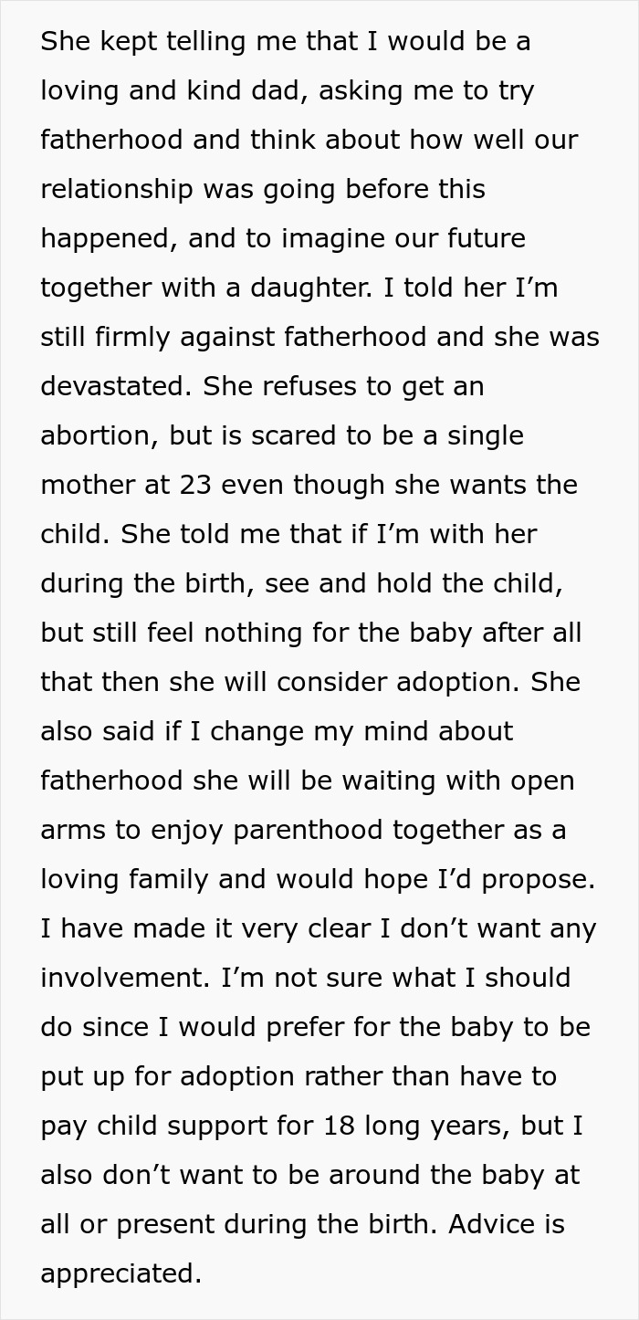 Guy Breaks Up With GF Of 3 Months Because She's Pregnant And He Doesn't Want To Be A Dad Guy Breaks Up With GF Of 3 Months Because She's Pregnant And He Doesn't Want To Be A Dad