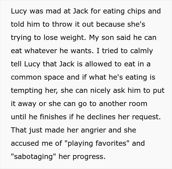 “AITA For Telling My Stepdaughter She Needs To Stop Expecting Everyone To Cater To Her Diet?” “AITA For Telling My Stepdaughter She Needs To Stop Expecting Everyone To Cater To Her Diet?”