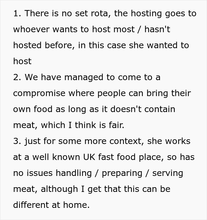 Guy Calls Out Vegan Sister For “Forcing An Entire Family To Adopt Her Choices”, Internet Is Split Guy Calls Out Vegan Sister For “Forcing An Entire Family To Adopt Her Choices”, Internet Is Split