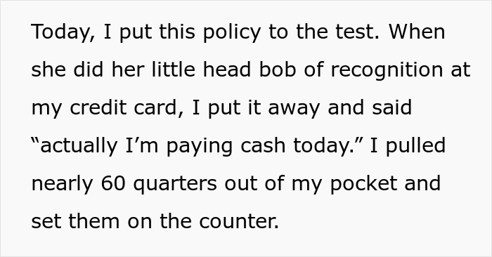 “It’s Cheaper To Pay With Cash”: Customer Makes Cashier Regret Pushing Their Policy On Them