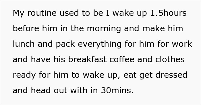 "My Husband Has Ruined Both Our Lives By Asking Me To Double Up His Lunch Serving For Work" "My Husband Has Ruined Both Our Lives By Asking Me To Double Up His Lunch Serving For Work"