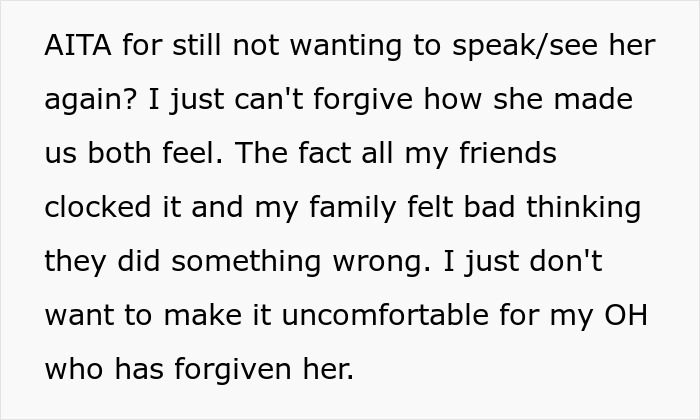 Bride Considers Going No-Contact With MIL After She Selfishly Ruined Their Wedding Day Bride Considers Going No-Contact With MIL After She Selfishly Ruined Their Wedding Day