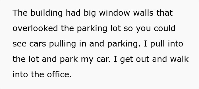 Person Leaves Interview When Manager Demands They Prove It’s Not Their Car In The Handicap Spot Person Leaves Interview When Manager Demands They Prove It’s Not Their Car In The Handicap Spot