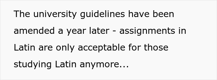 "Written In Either German Or Latin": Exchange Student Maliciously Complies "Written In Either German Or Latin": Exchange Student Maliciously Complies