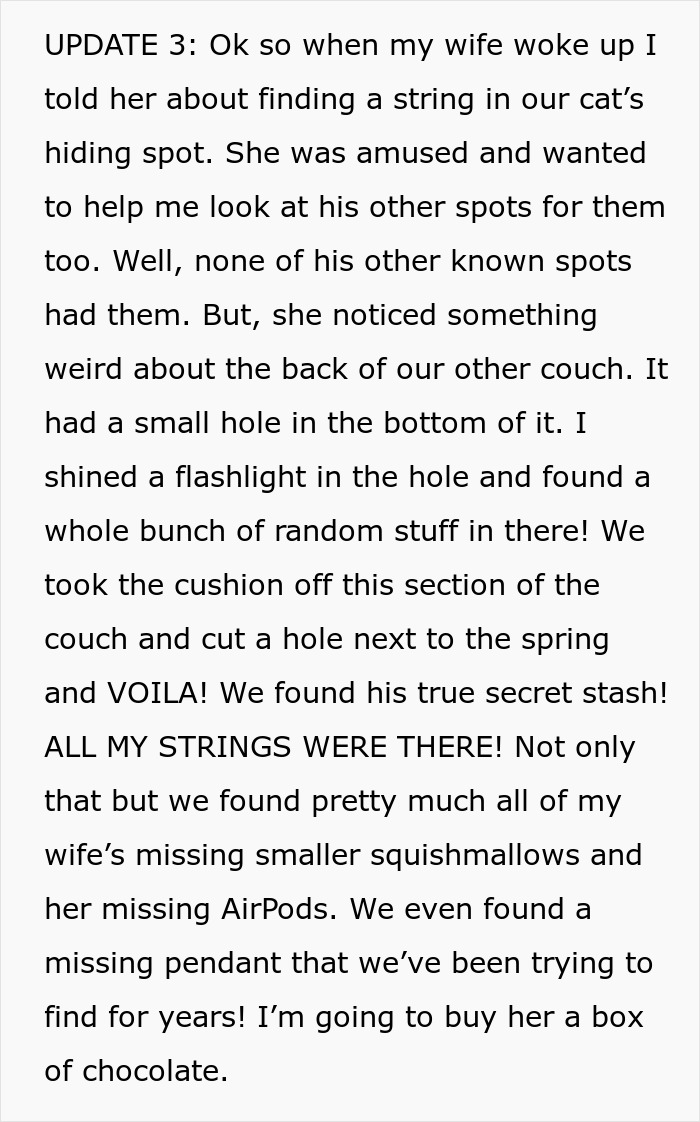 Man Thinks His Wife Cuts Off His Pants Strings, Finds Out Adorable Reason They Go Missing Man Thinks His Wife Cuts Off His Pants Strings, Finds Out Adorable Reason They Go Missing