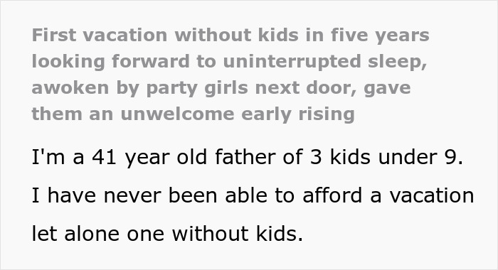 Couple's Dream Vacation Disrupted By Loud Party Girls, Husband Gets Back At Them In Creative Way Couple's Dream Vacation Disrupted By Loud Party Girls, Husband Gets Back At Them In Creative Way