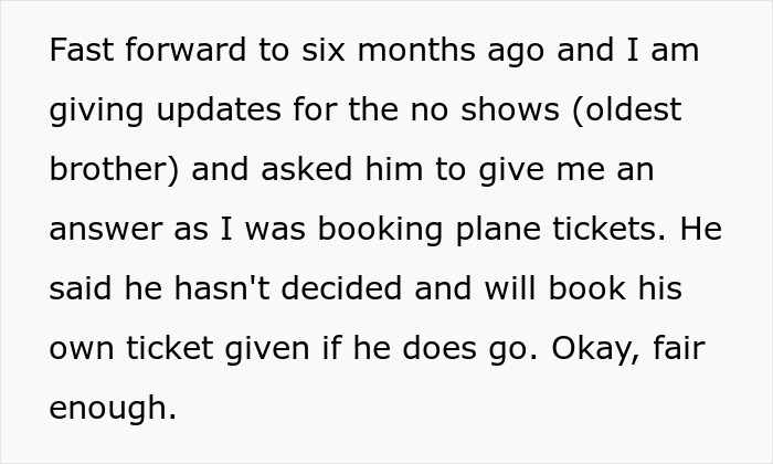 Woman Teaches A Cunning And Stingy Older Brother A Life Lesson By Excluding Him From Family Vacation Woman Teaches A Cunning And Stingy Older Brother A Life Lesson By Excluding Him From Family Vacation
