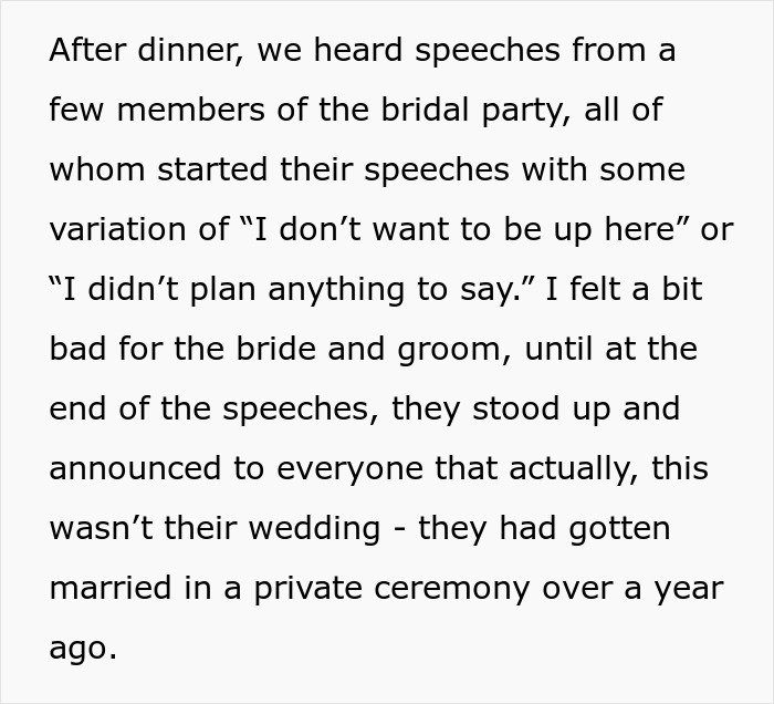 Person Shares The Worst Wedding They Attended And It Sounds Exhausting Person Shares The Worst Wedding They Attended And It Sounds Exhausting