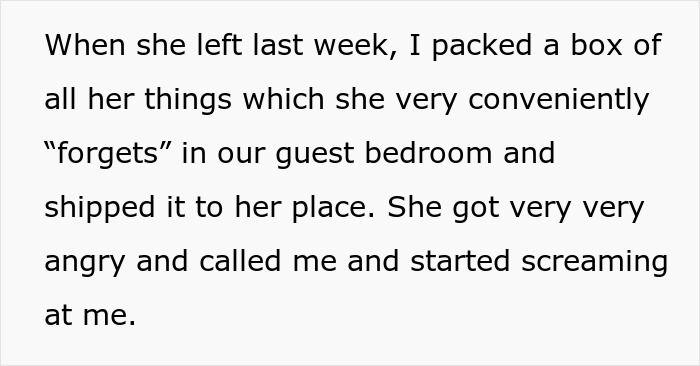 Woman Is Shocked When SIL Starts Moving Her Stuff Into Their Guest Bedroom, Kicks Her Out