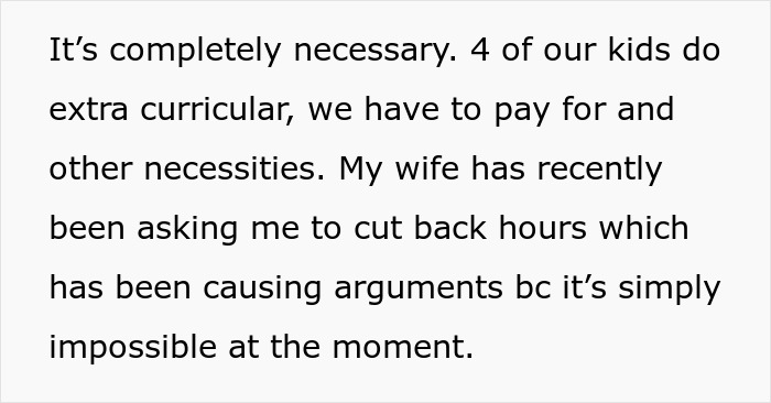 Husband Refuses To Take Less Hours At Work Just Because His 6 Kids Are Sick Husband Refuses To Take Less Hours At Work Just Because His 6 Kids Are Sick