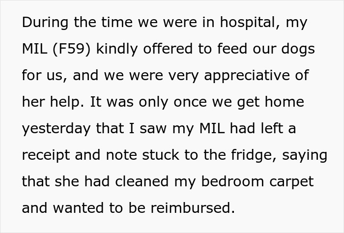 Mother-In-Law Cleans The House While Daughter-In-Law Is In Labor, Demands Payment Mother-In-Law Cleans The House While Daughter-In-Law Is In Labor, Demands Payment