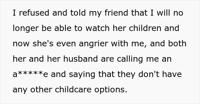 Mom Says Her Friend Who Babysits Her 3 Kids For Free Is "Poisoning" And "Starving" Them Mom Says Her Friend Who Babysits Her 3 Kids For Free Is "Poisoning" And "Starving" Them