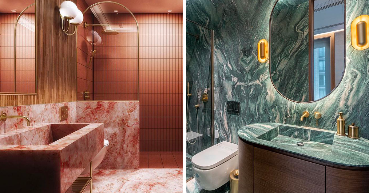 20 Beautiful Bathroom Tile Design Ideas (Walls & Flooring)
