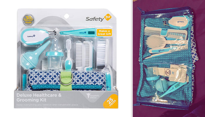  25-Piece Healthcare & Grooming Kit: Your 'Head-To-Toe' Solution For Baby's Health And Beauty Needs - Because Every 'Clip' And 'Care' Counts!
