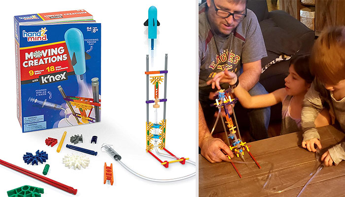 Moving Creations With K'NEX Kit: For learning science and engineering in a hands-on, screen-free way through building and stem activities that are teacher-approved and perfect for aspiring young scientists.