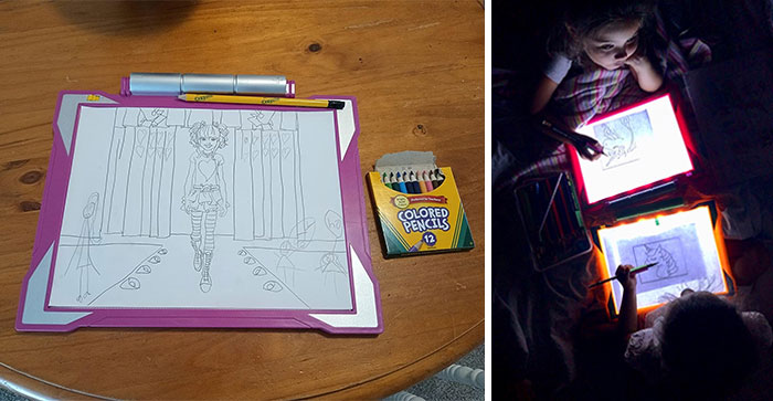 Crayola Light Up Tracing Pad: The perfect gift for aspiring artists offering over 100 traceable images and a lit-up platform that ensures tracing lines are easy to see – art fun that glows in the dark!