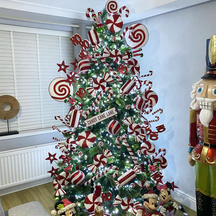 Candy Cane Christmas tree