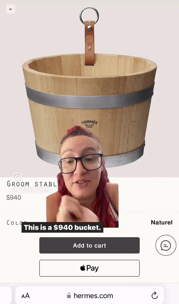 This Is A $940 Hermes Bucket