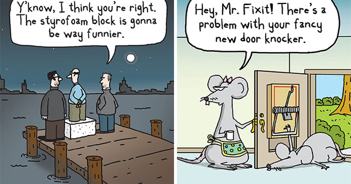 30 Comics By Dave Blazek For Those With A Darker Sense Of Humor (New Pics)