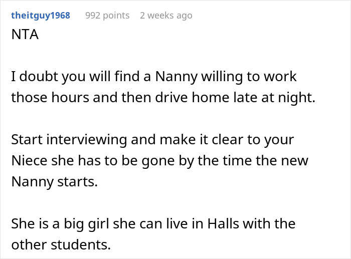 People Back Up Single Mom After She Tells Her Niece To Move Out As She’s Not Her Nanny Anymore People Back Up Single Mom After She Tells Her Niece To Move Out As She’s Not Her Nanny Anymore