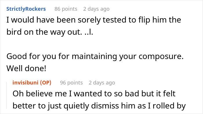 Person Leaves Interview When Manager Demands They Prove It’s Not Their Car In The Handicap Spot Person Leaves Interview When Manager Demands They Prove It’s Not Their Car In The Handicap Spot