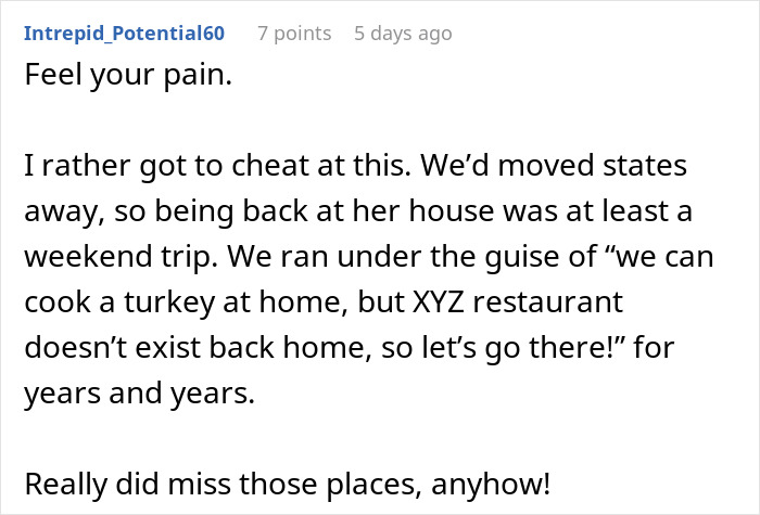 Couple Decides To No Longer Eat MIL's Food Because She's A Terrible Cook, She Gets Offended Couple Decides To No Longer Eat MIL's Food Because She's A Terrible Cook, She Gets Offended