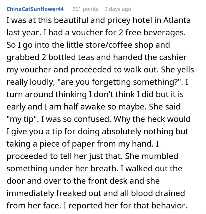 Hotel Guest Got Breakfast At Self-Serve Buffet But Left Worker Visibly Irritated By Not Tipping Hotel Guest Got Breakfast At Self-Serve Buffet But Left Worker Visibly Irritated By Not Tipping