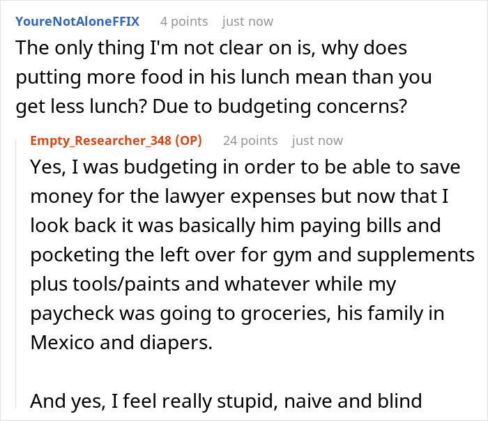 "My Husband Has Ruined Both Our Lives By Asking Me To Double Up His Lunch Serving For Work" "My Husband Has Ruined Both Our Lives By Asking Me To Double Up His Lunch Serving For Work"