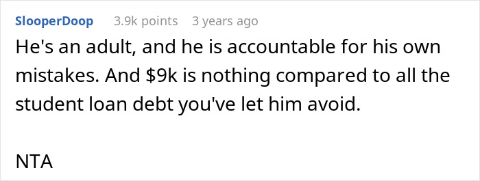 "He Stole One Of My Credit Cards": Entitled Son Expects His Well-Off Boomer Parents To Support Him "He Stole One Of My Credit Cards": Entitled Son Expects His Well-Off Boomer Parents To Support Him