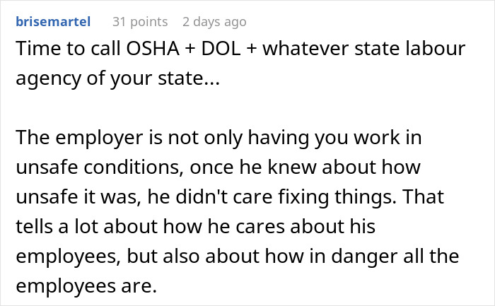 Boss Tries To Brush Off Death On The Job, Workers Retaliate Boss Tries To Brush Off Death On The Job, Workers Retaliate