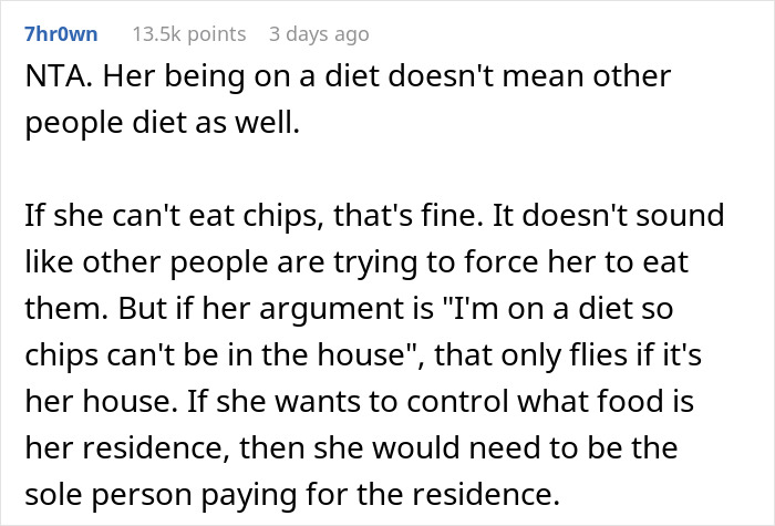 “AITA For Telling My Stepdaughter She Needs To Stop Expecting Everyone To Cater To Her Diet?” “AITA For Telling My Stepdaughter She Needs To Stop Expecting Everyone To Cater To Her Diet?”