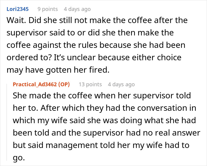 “Fire Me, Lol”: Woman Won't Make Coffee For Male Colleagues, Gets Fired, Cues Malicious Compliance