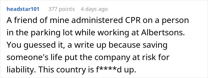 Employee Notices Customer Is Acting Weird And Ends Up Saving Her Life, It Gets Them Written Up Employee Notices Customer Is Acting Weird And Ends Up Saving Her Life, It Gets Them Written Up