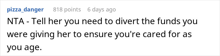 “Would I Be The Jerk For Financially Cutting Off My Daughter?” “Would I Be The Jerk For Financially Cutting Off My Daughter?”