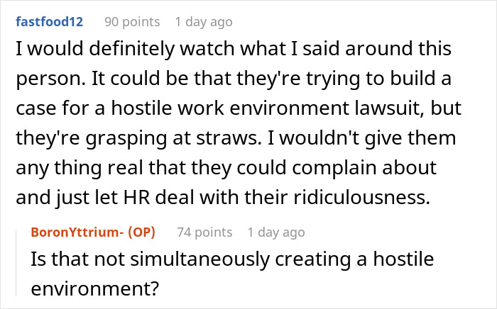Employees Discuss Their Cultures, One Coworker Constantly Gets Offended, Reports Everything To HR Employees Discuss Their Cultures, One Coworker Constantly Gets Offended, Reports Everything To HR