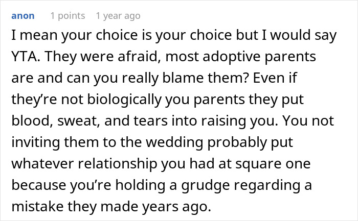 Bride Uninvites Adoptive Parents From The Wedding And Ends Up Cutting Them Off Completely Bride Uninvites Adoptive Parents From The Wedding And Ends Up Cutting Them Off Completely