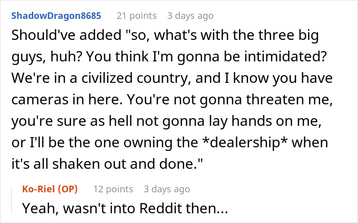 Car Dealers Think They Suckered Client For $1,000, Turn Pale When They Realize He’s Insured By Them Car Dealers Think They Suckered Client For $1,000, Turn Pale When They Realize He’s Insured By Them