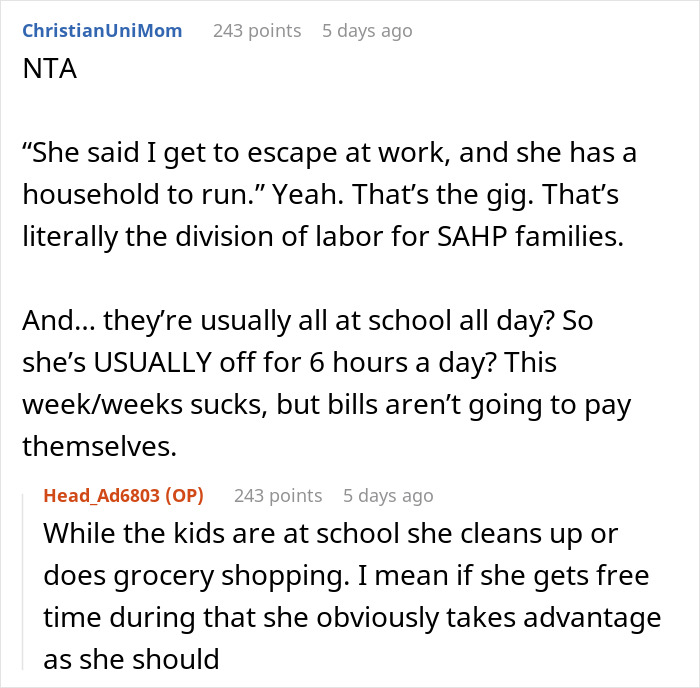 Husband Refuses To Take Less Hours At Work Just Because His 6 Kids Are Sick Husband Refuses To Take Less Hours At Work Just Because His 6 Kids Are Sick