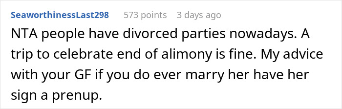 "This Sent My Girlfriend Into A Rage I’ve Never Seen Before": Guy Throws "End Of Alimony" Party